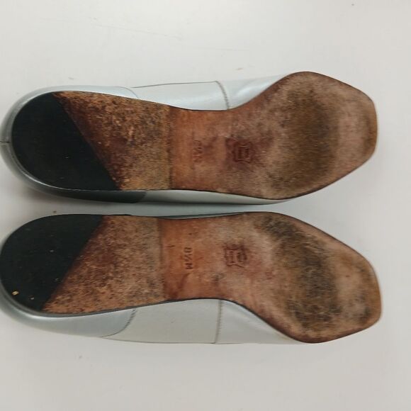 Enzo Angiolini Liberty Leather Flats/ Loafers Women's 8.5 Metallic Silver..... - Picture 9 of 11